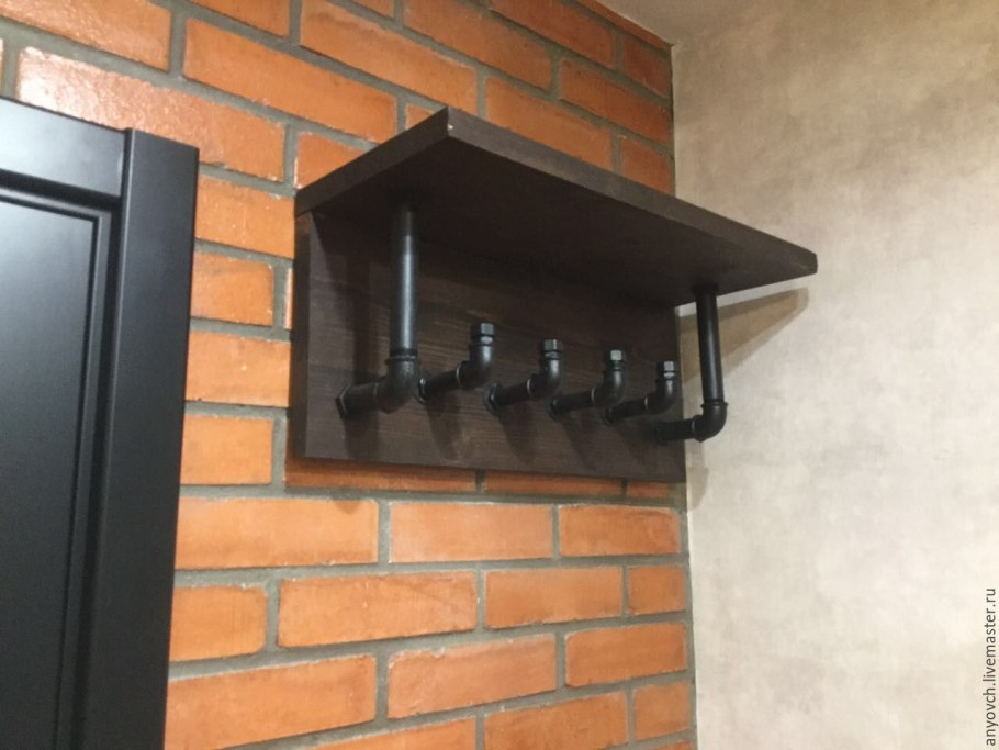 Вешалка в прихожую настенная лофт