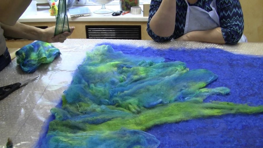 Мох валяние из шерсти