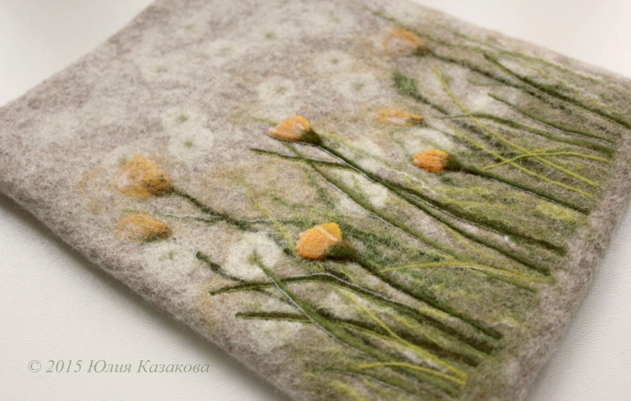 Войлочная вышивка мастер класс