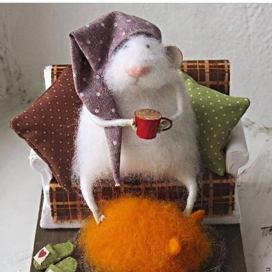 Смешные войлочные игрушки