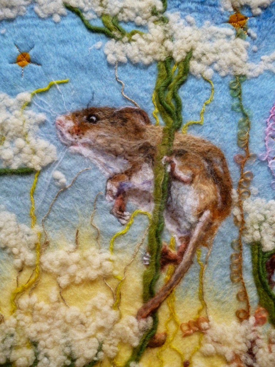 Валяние панно