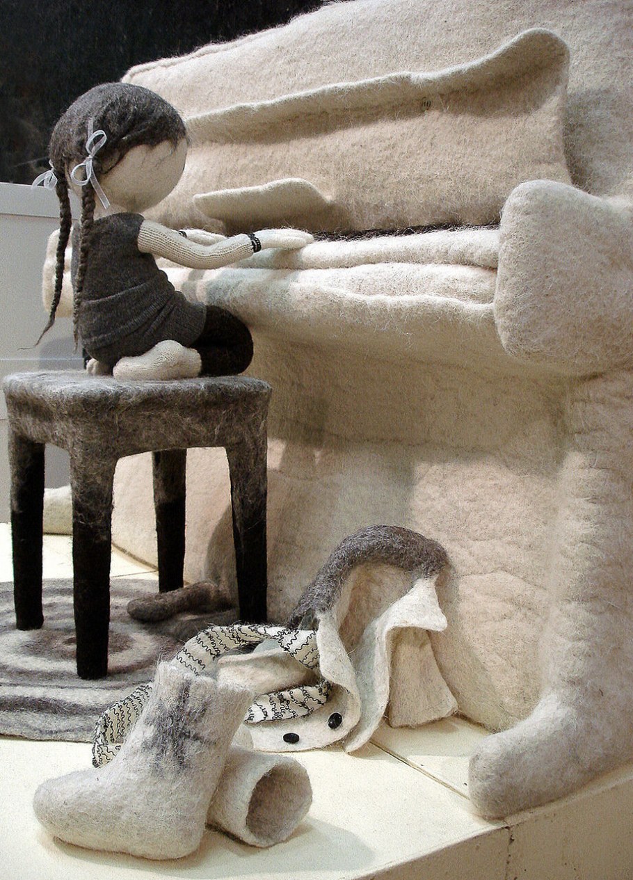 Куклы Ирины Андреевой войлок