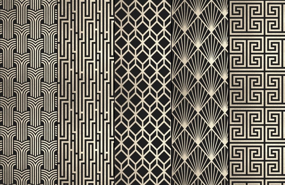 Узор арт деко Гэтсби