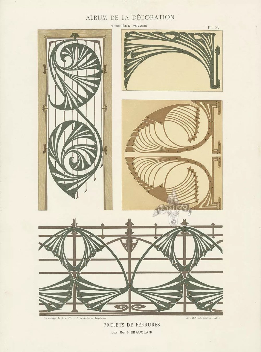 Орнамент ар нуво югендстиль