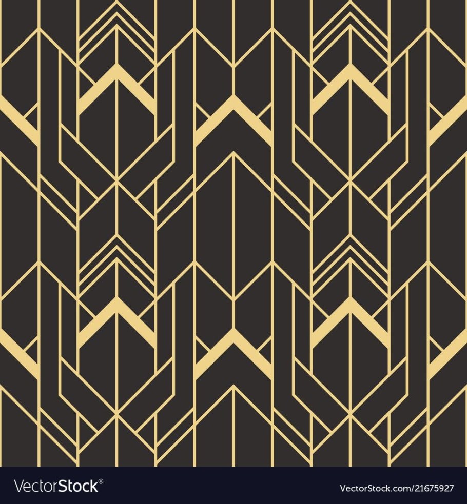 Узор арт деко Гэтсби