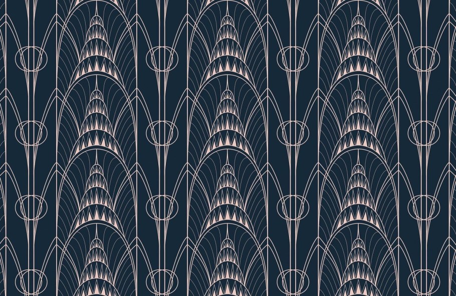 Узор арт деко Гэтсби