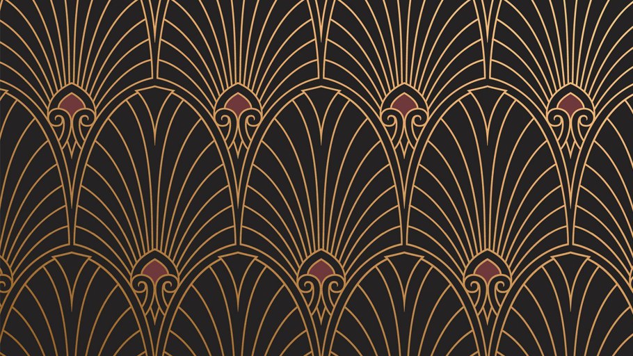 Текстура обоев в стиле арт деко