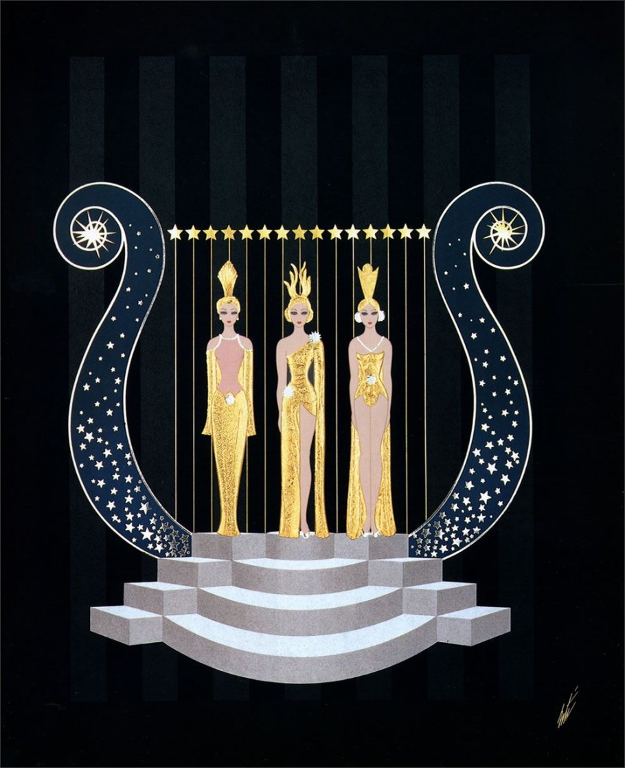 Арт деко книга Эрте