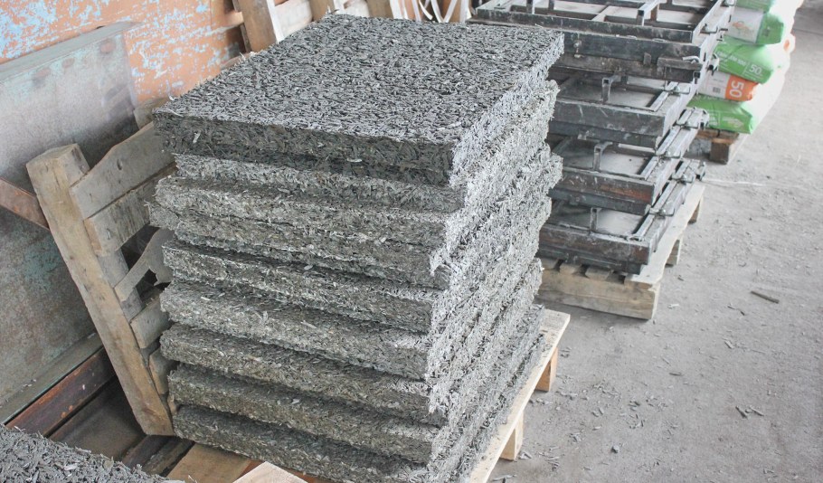 Арболитовые стеновые плиты блоки