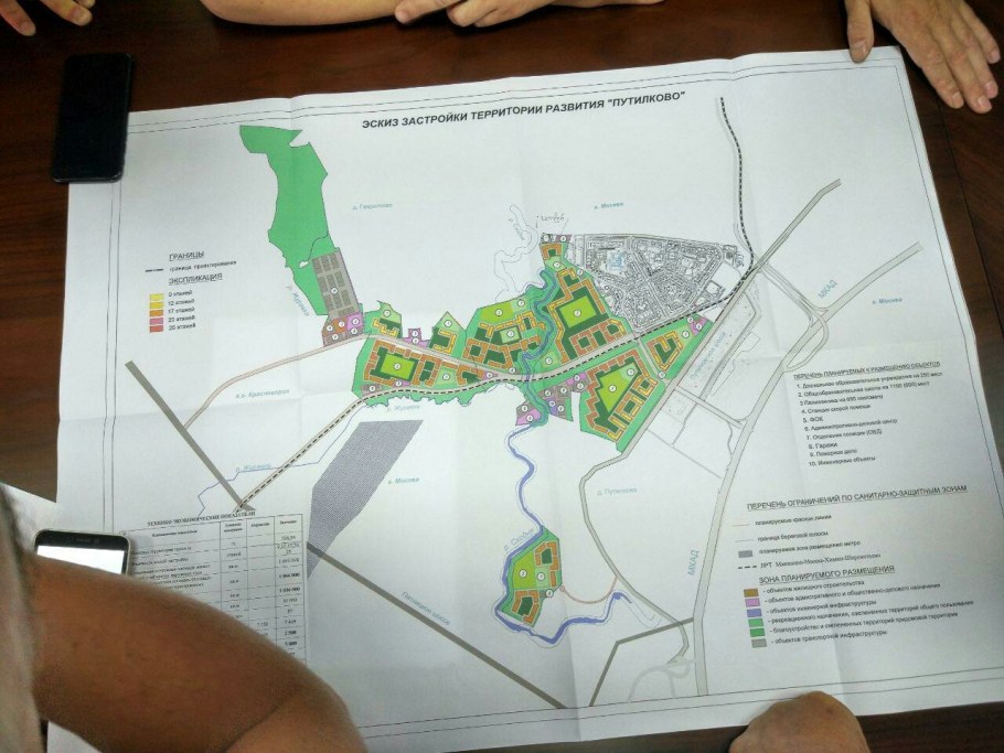 Самолет Путилково план застройки