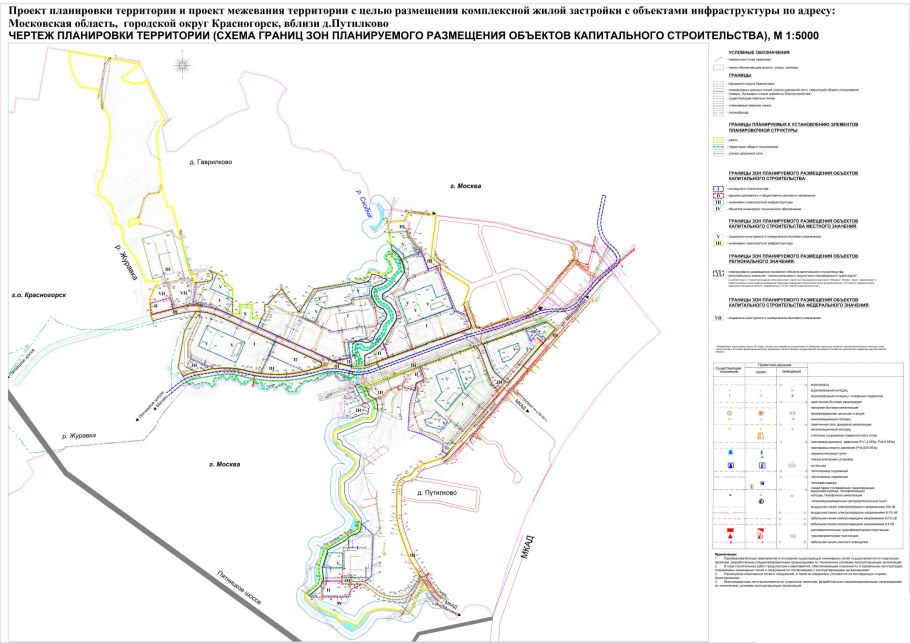 План схема застройки большого Путилково