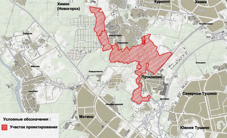 Схема застройки Путилково
