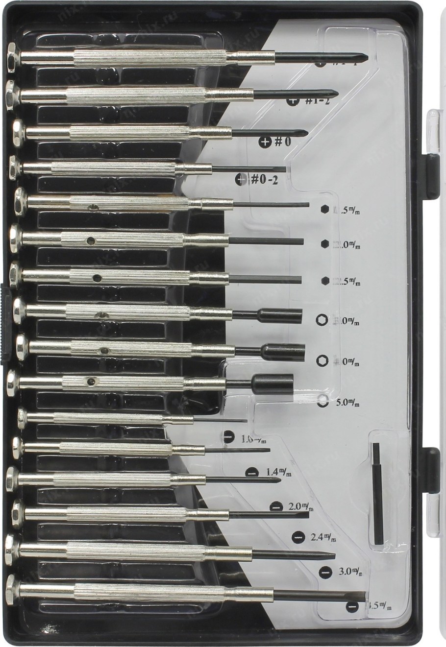 Набор часовых отверток Rexant 16 предметов (12-6051)