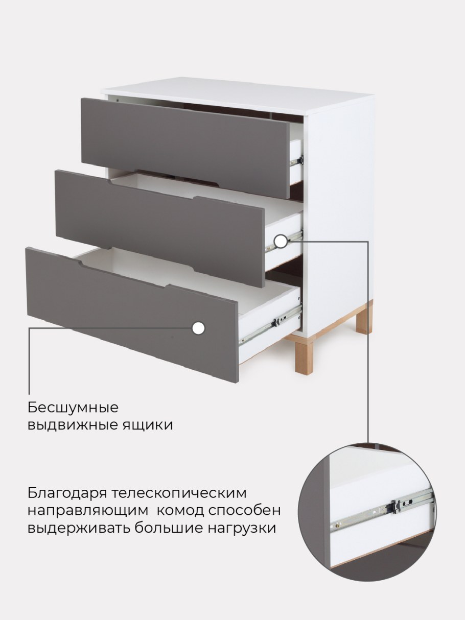 Комод Rant "Indy" 3 ящ. (Арт.96)