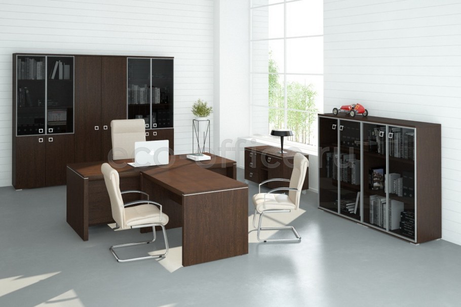 Стол руководителя Yalta lt-c 22r мокко