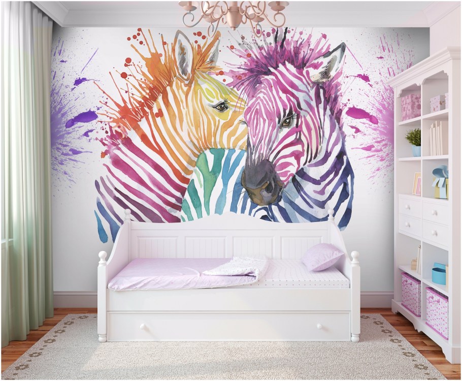 Фотопечать на стене в интерьере