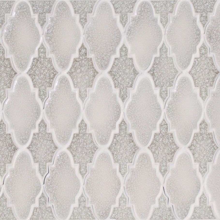 Арабески плитка серебро
