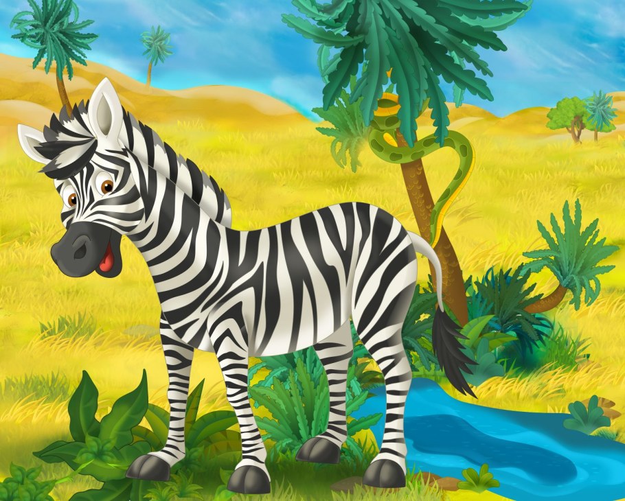 Зебры и Пальма