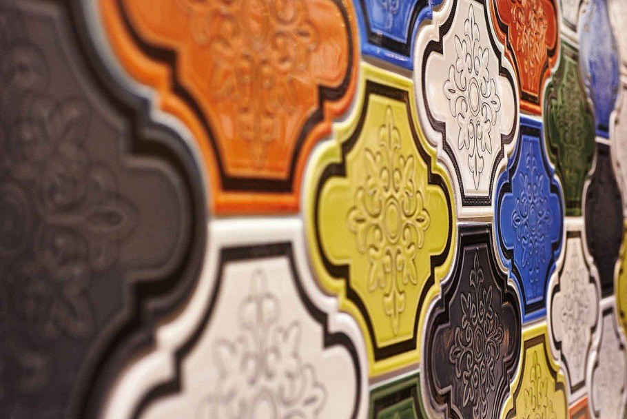 Oriental Tiles unusual Shape