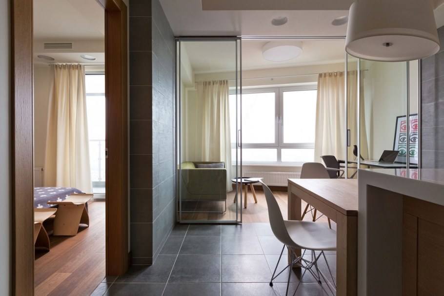 Интерьер квартиры с двумя лоджиями