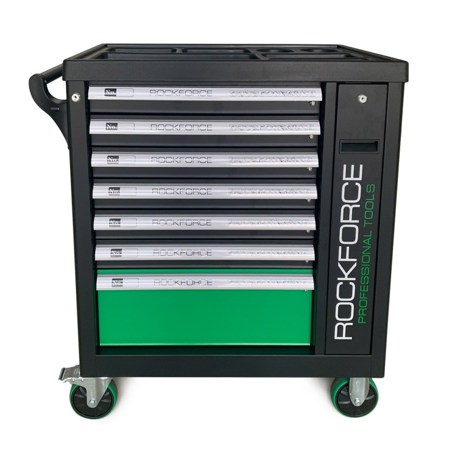 Тележка инструментальная, 7 ящиков, красная Ferrum 02.107r-3000