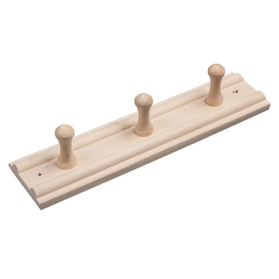 Вешалка 5-ти рожковая липа. 50*7 Банные штучки