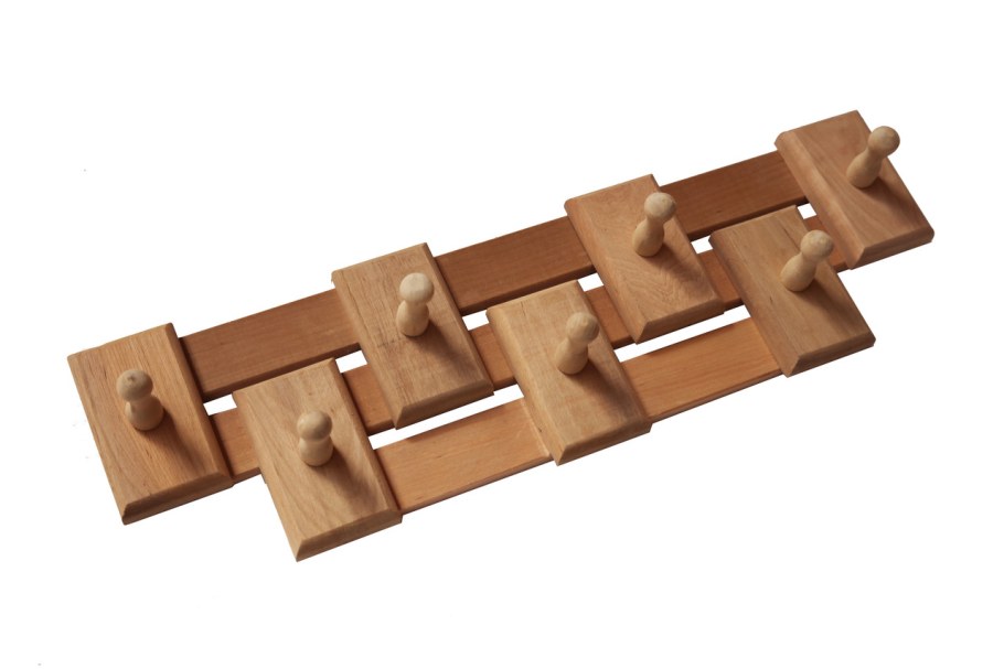 Вешалка комбинированная с полкой 7крючков банная