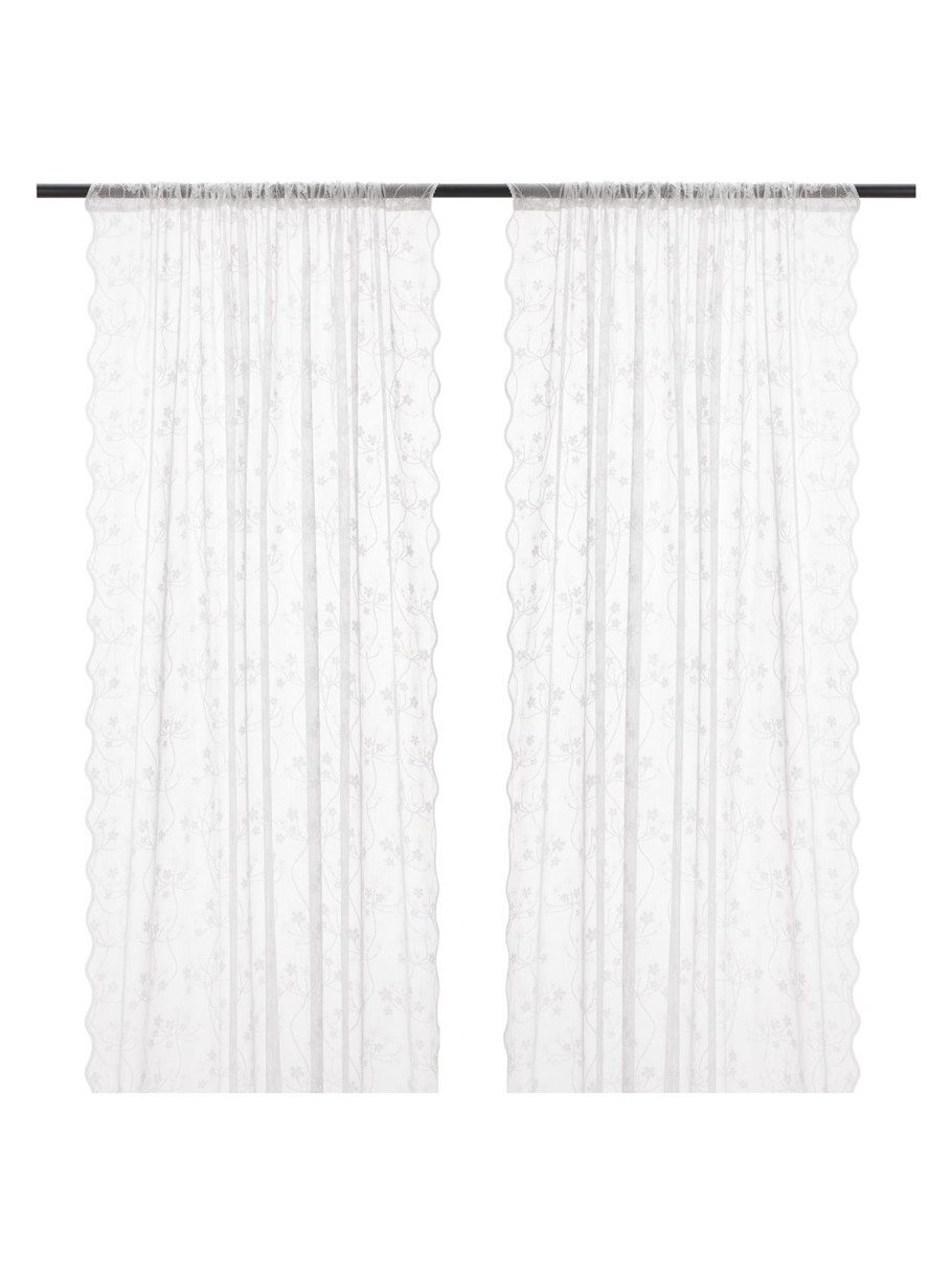 Lill Лилль гардины, 2 шт., белый280x300 см 299 ₽