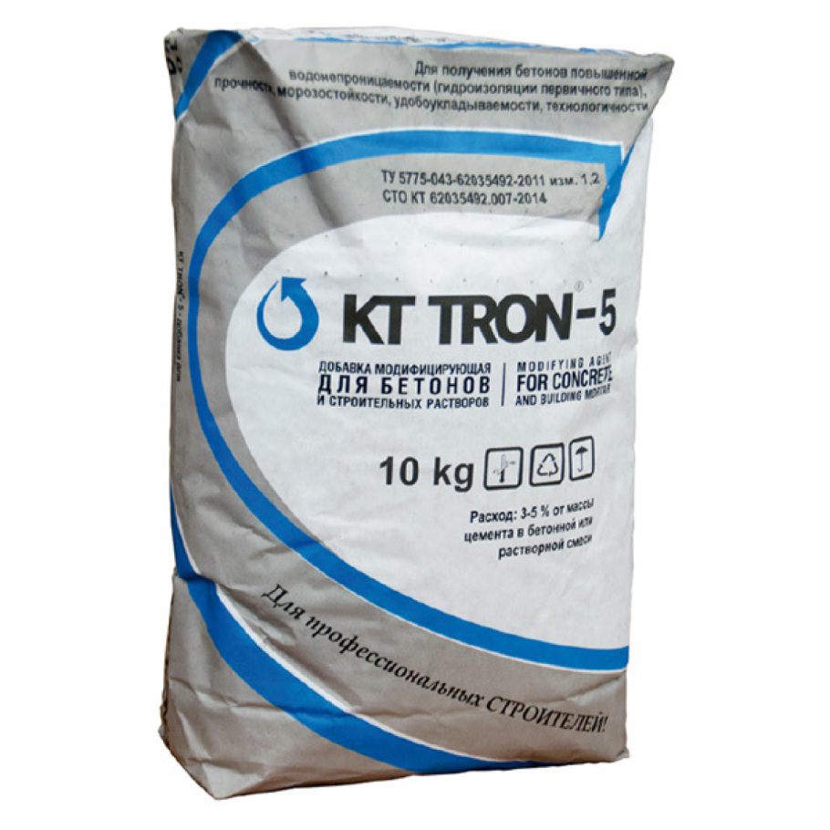 Кт трон-5 (комплексная добавка в бетон)