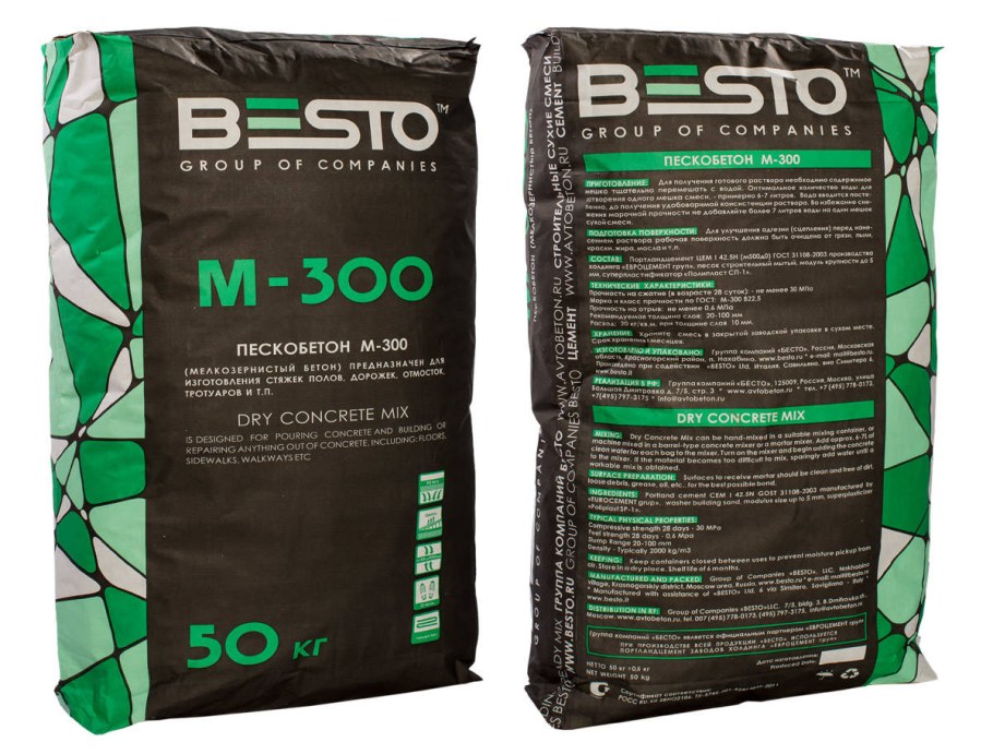 ЦПС пескобетон м300