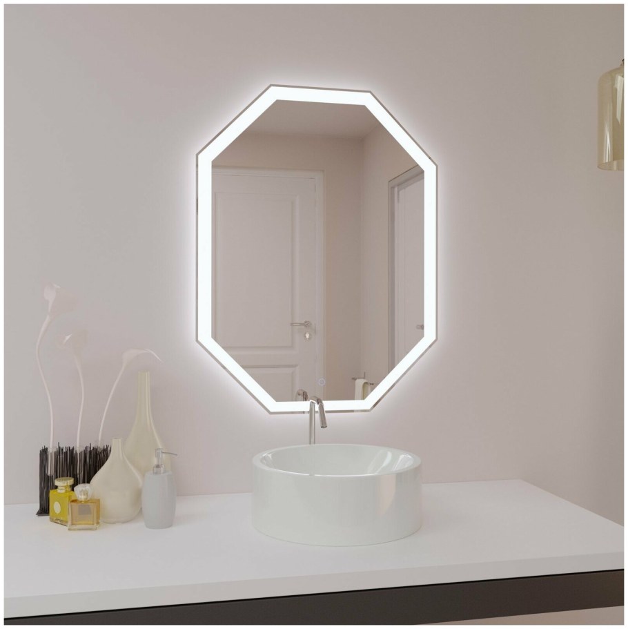 Зеркало Милания октагон 60x80