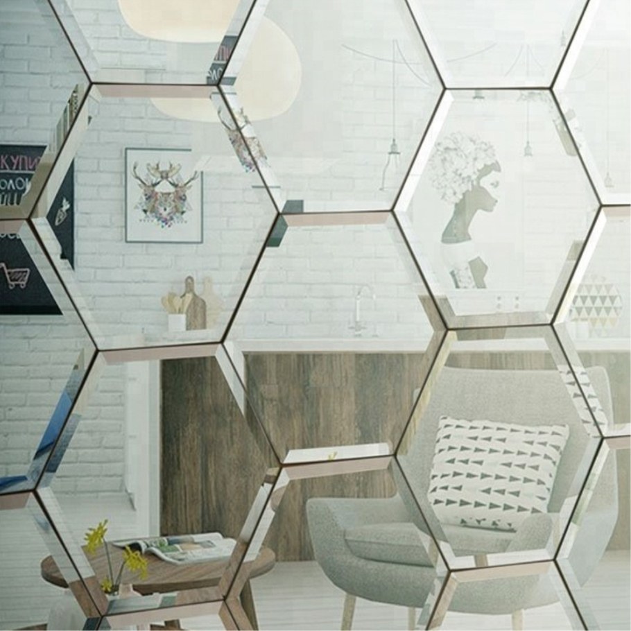 Плитка зеркальная Mirox 3g шестигранная 20x17.3 см цвет серебро