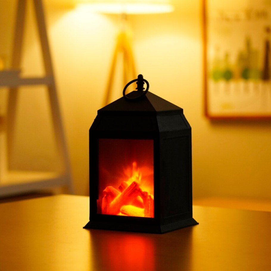 Декоративный светильник камин led Fireplace Lantern