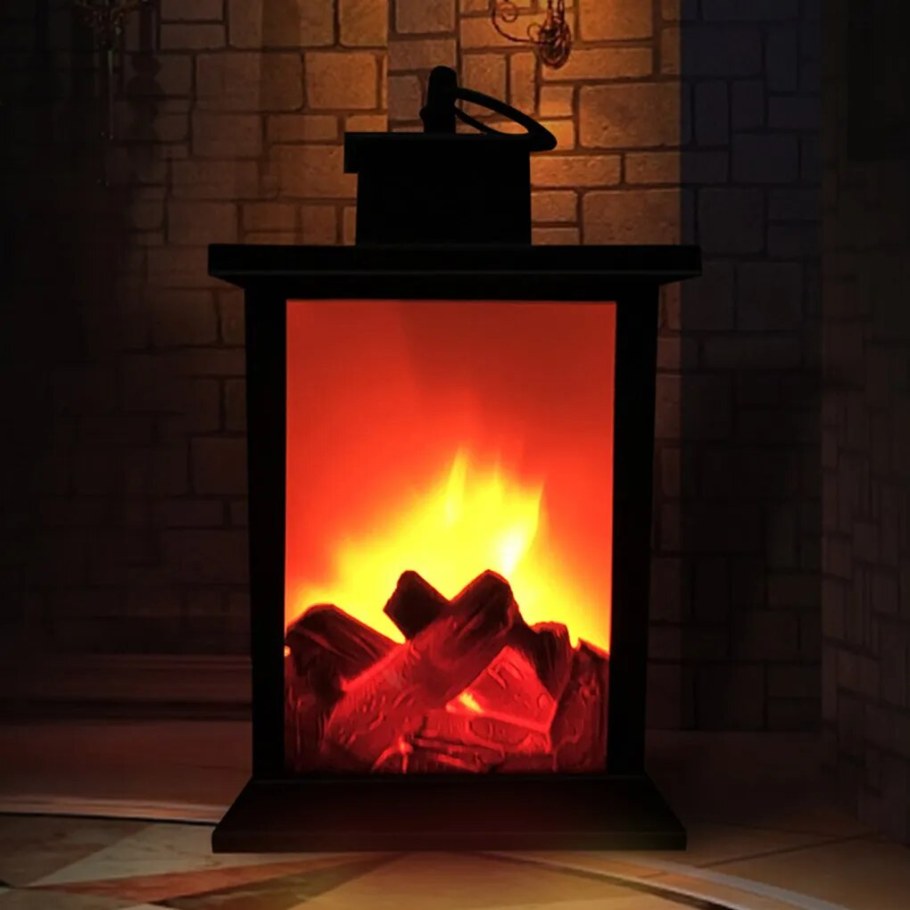 Flame Lamp светодиодный камин фонарь
