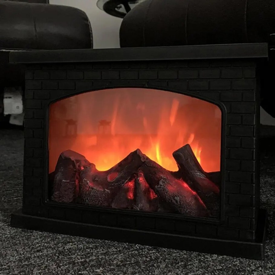 Светодиодный камин классика с эффектом живого огня