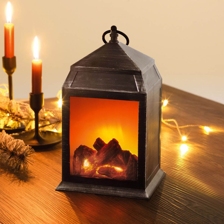 Led Fireplace Lantern камин