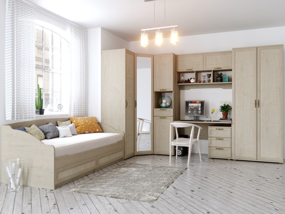 Спальный гарнитур Рандеву дуб Приморский