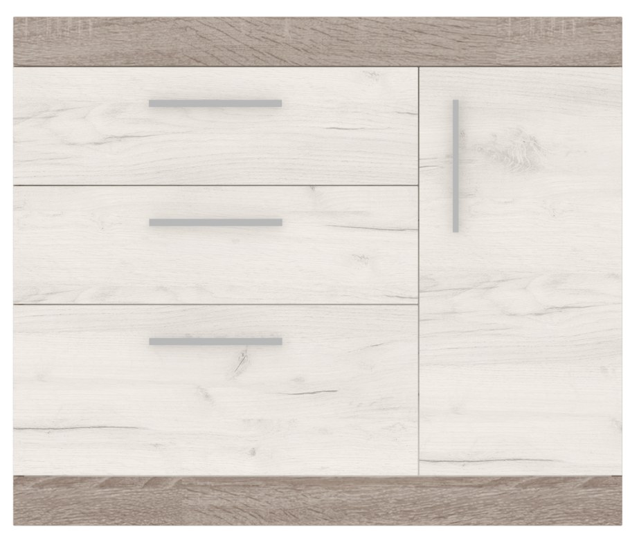 K001 pw дуб крафт белый