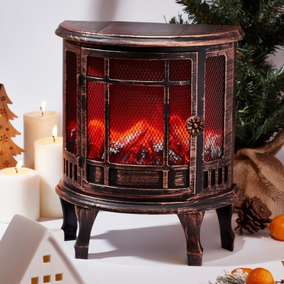 Светодиодный камин Neon Night Винтаж