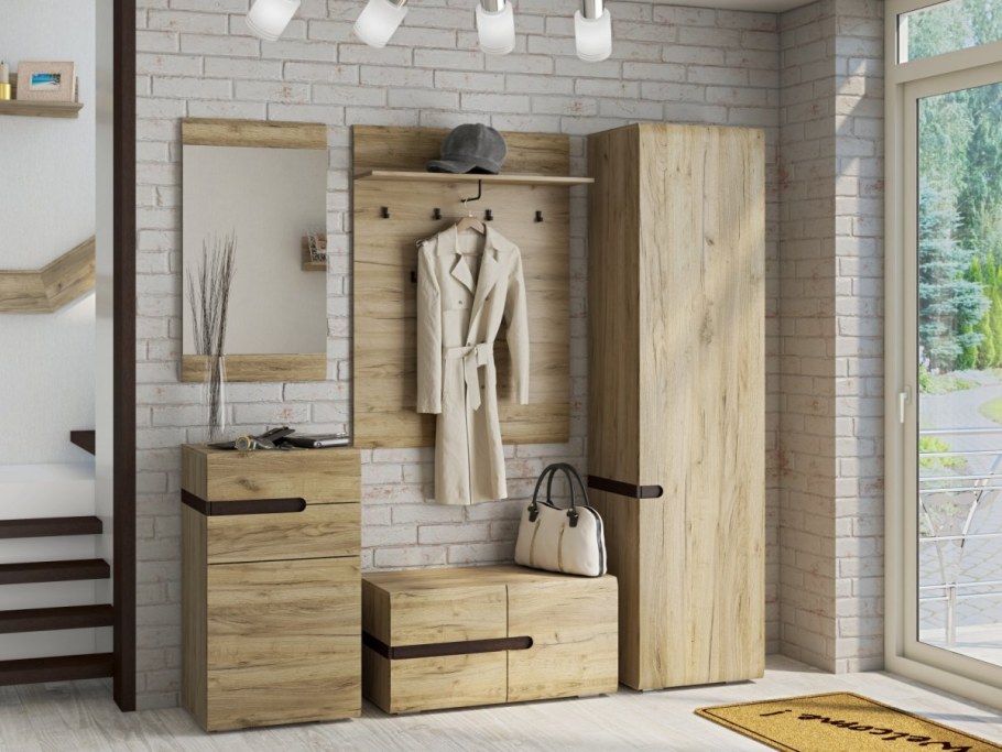 Прихожая дуб крафт серый