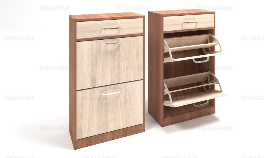 Моби / обувница (комод) / тумба для обуви в прихожую крафт 13.112