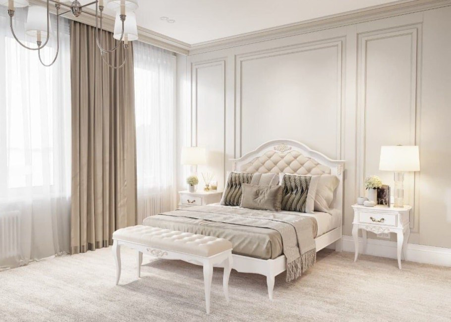 160-200 Кровать Provence слоновая кость