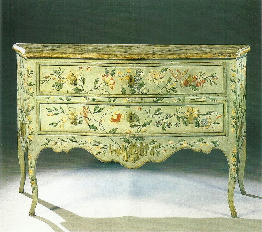 Винтажная роспись мебели Италия