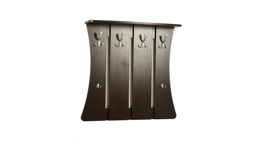 Настенная вешалка Мебельсон уют-2 венге