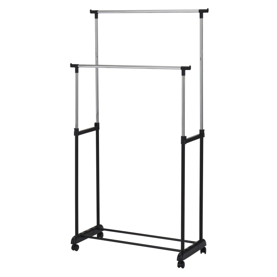 Вешалка напольная для одежды на колёсиках, 110(176)×44×95(171)