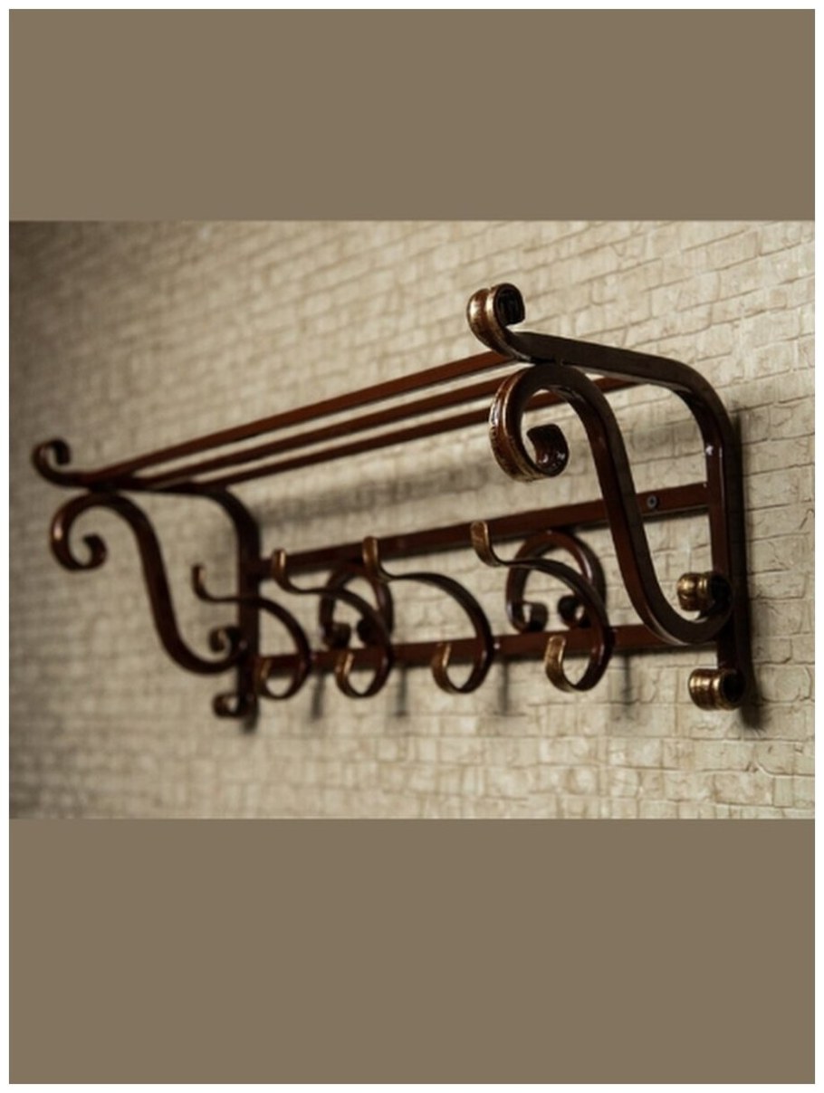 Вешалка кованая настенная Флоренс