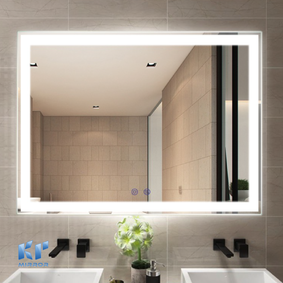 Зеркало в ванную прямоугольное