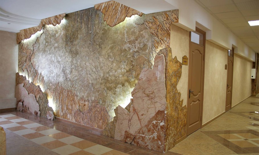 Фактурная штукатурка венецианка