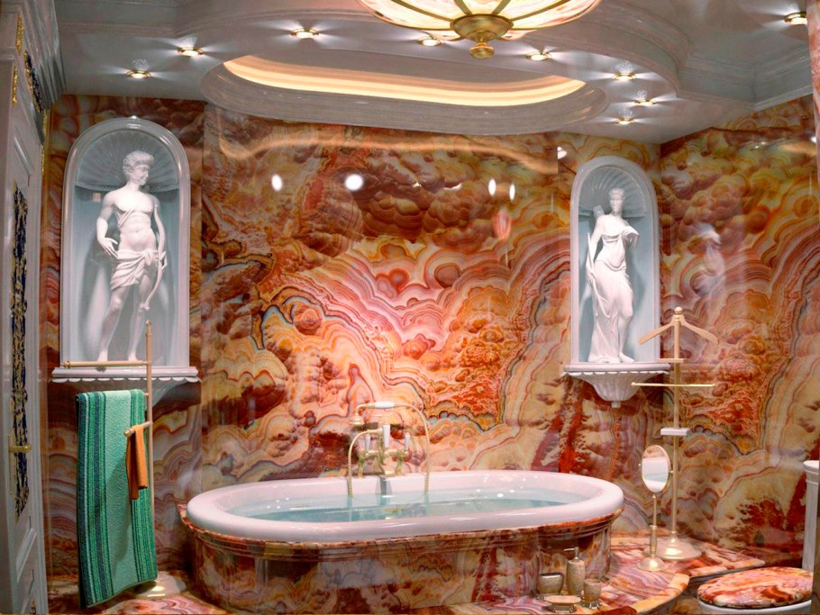 Мраморный Оникс в интерьере