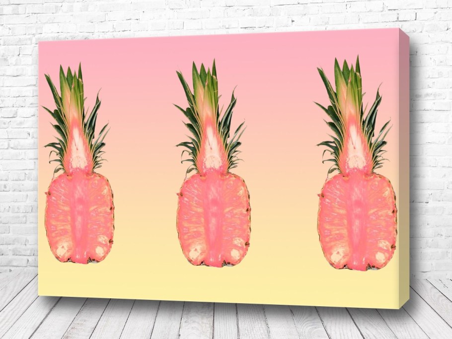 Постеры с ананасом в интерьере
